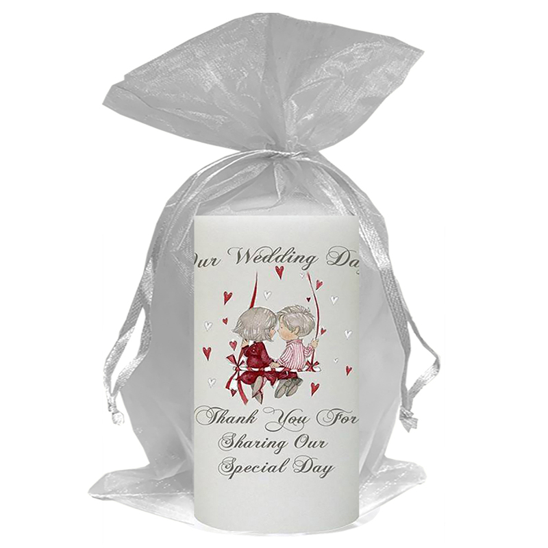 Customised Thank you Wedding Favour - Swing of Love