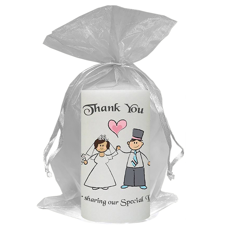 Customised Wedding Candles - Happy Ever After