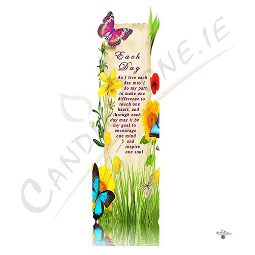 Personalsied Inspirational Candle Gift - Sayings Each Day