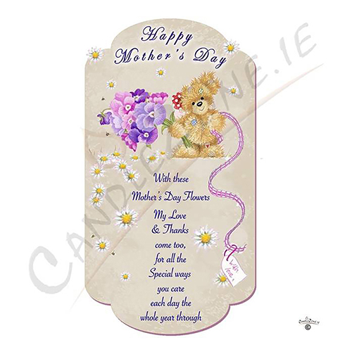 Customised Mothers Day Candle Gift - Daisys