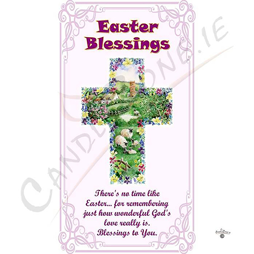 Personalatised Easter Gift Candle - Meadow & Sheep