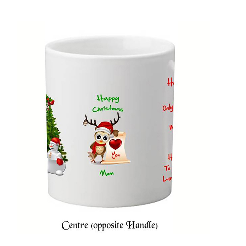 Customised Chritsmas Mug Gift - Mum & Santa