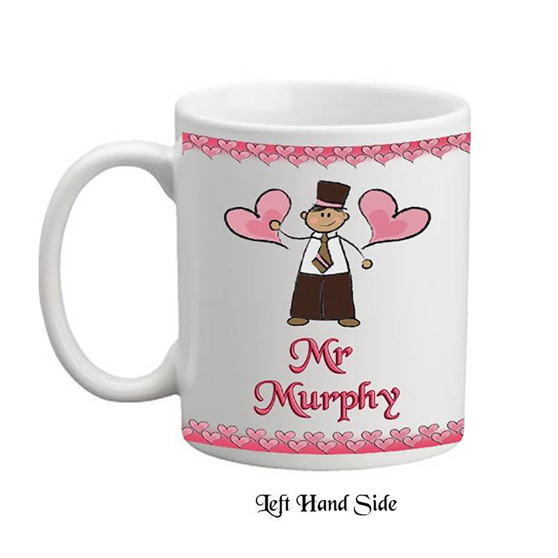 Customised Mug Gift - Mr & Mrs Happy Ever After Mugs (Set of Two)