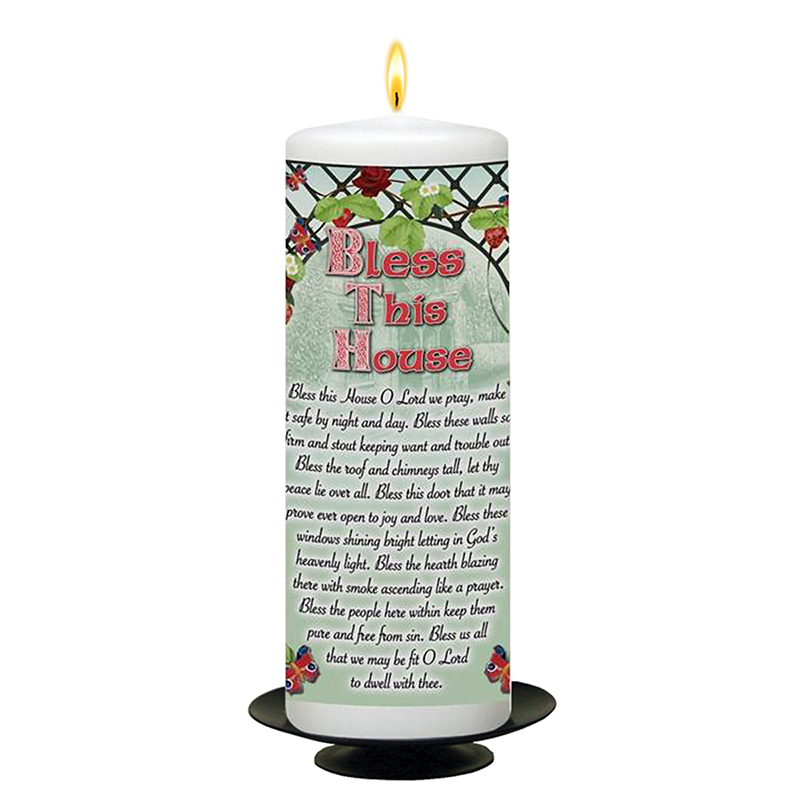Customised New Home Candle Gift - Bless This House