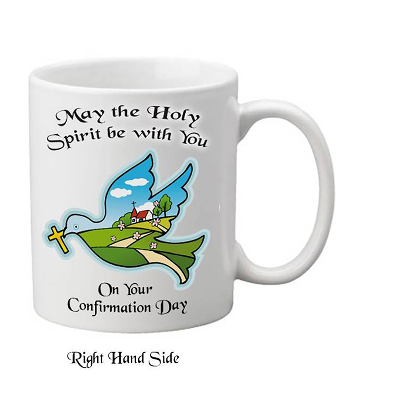 Customised Confirmation Mug Gift - Dove