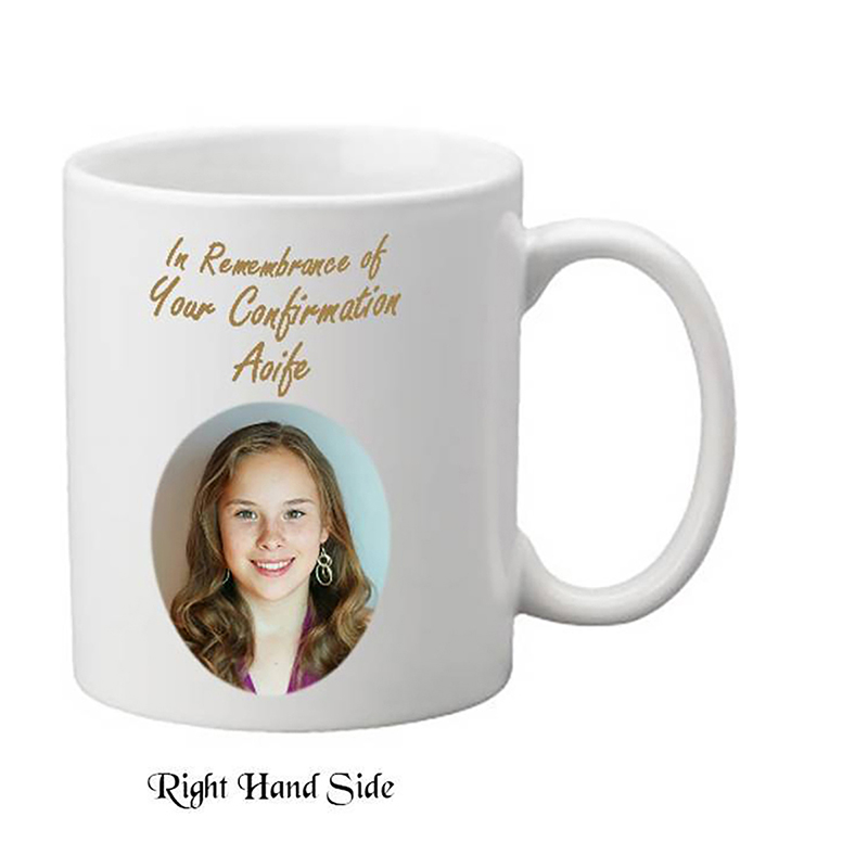 Customised Confirmation Mug Gift - Photo Girl Mug