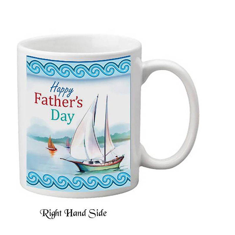 Customised Slate & Mug Gift - Sailing Dad