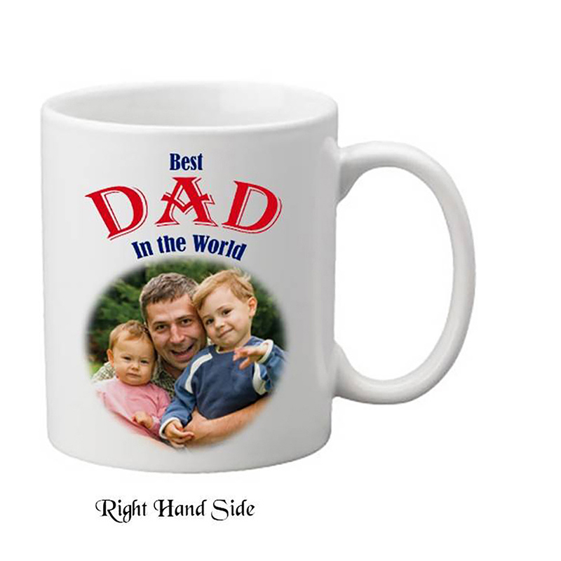 Customised Slate and Mug Gift - Chequered Flags with Photo