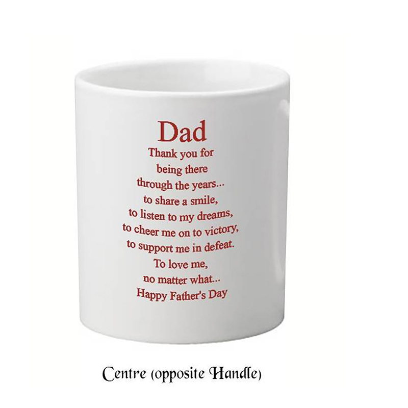 Customised Slate and Mug Gift - Best Dad