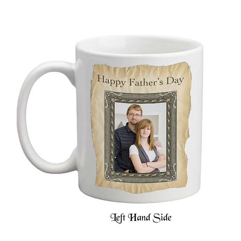 Customised Slate & Mug Gift - Parchment with Photo