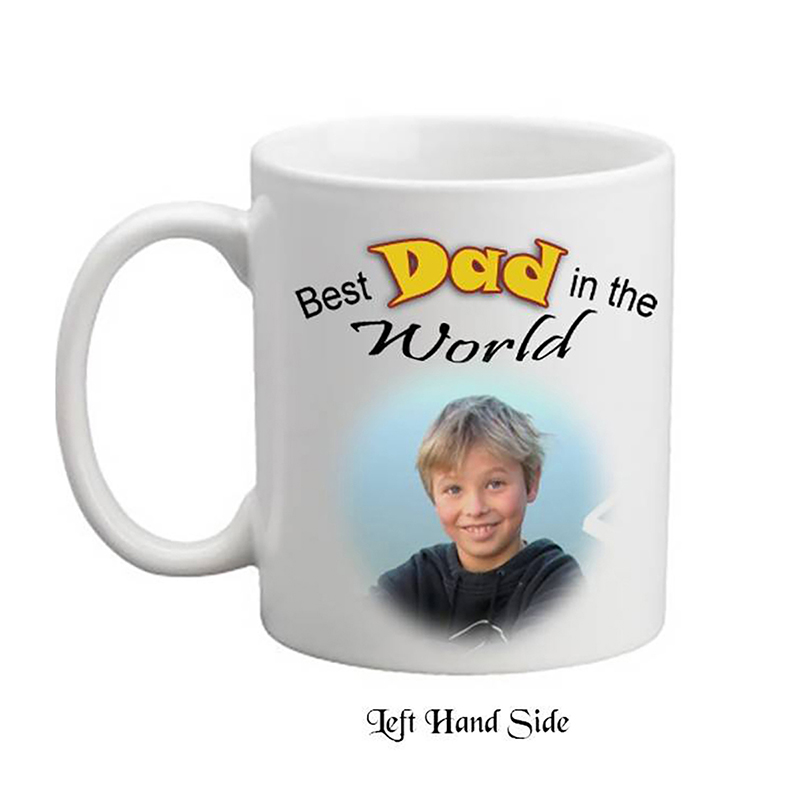 Customised Slate & Mug Gift - Dads Tools with Photo
