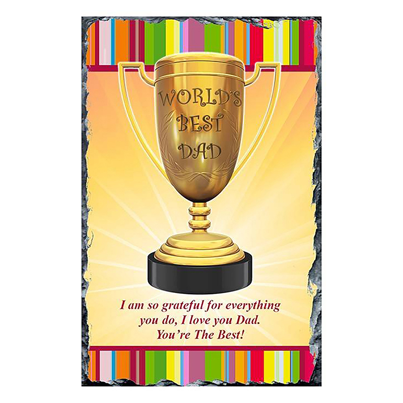 Customised Slate & Mug Gift - Trophy