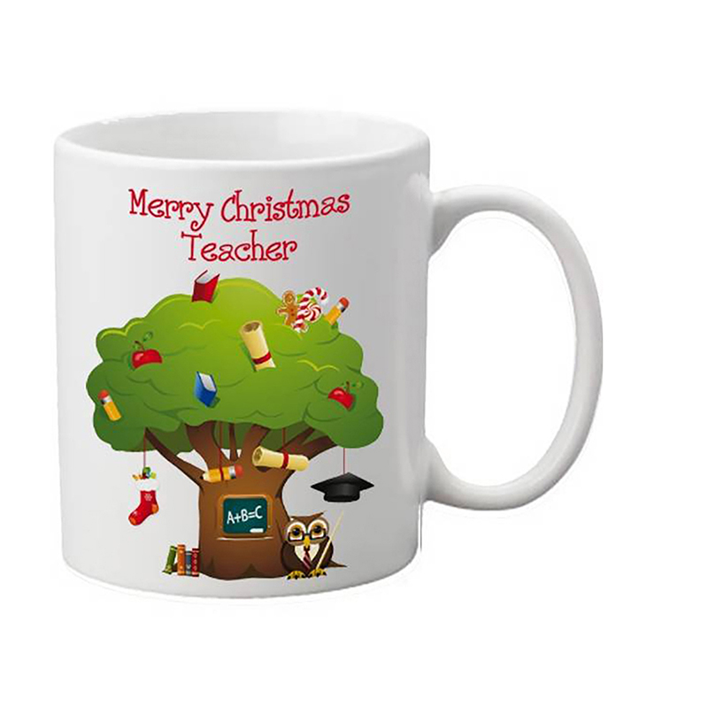 Customised Christmas Teacher Mug Gift - Learning Tree