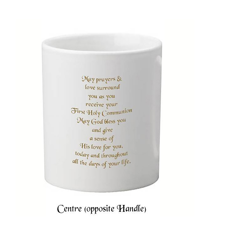 Customised First Communion Mug Gift - Receiving Communion Boy