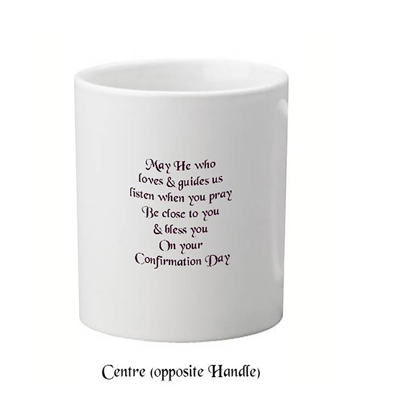 Customised Confirmation Mug Gift - Dove & Bible