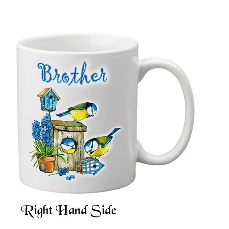 Customised Birthday Mug Gift - Birds & Brother