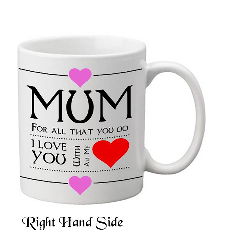 I Love You Heart Mum Mug