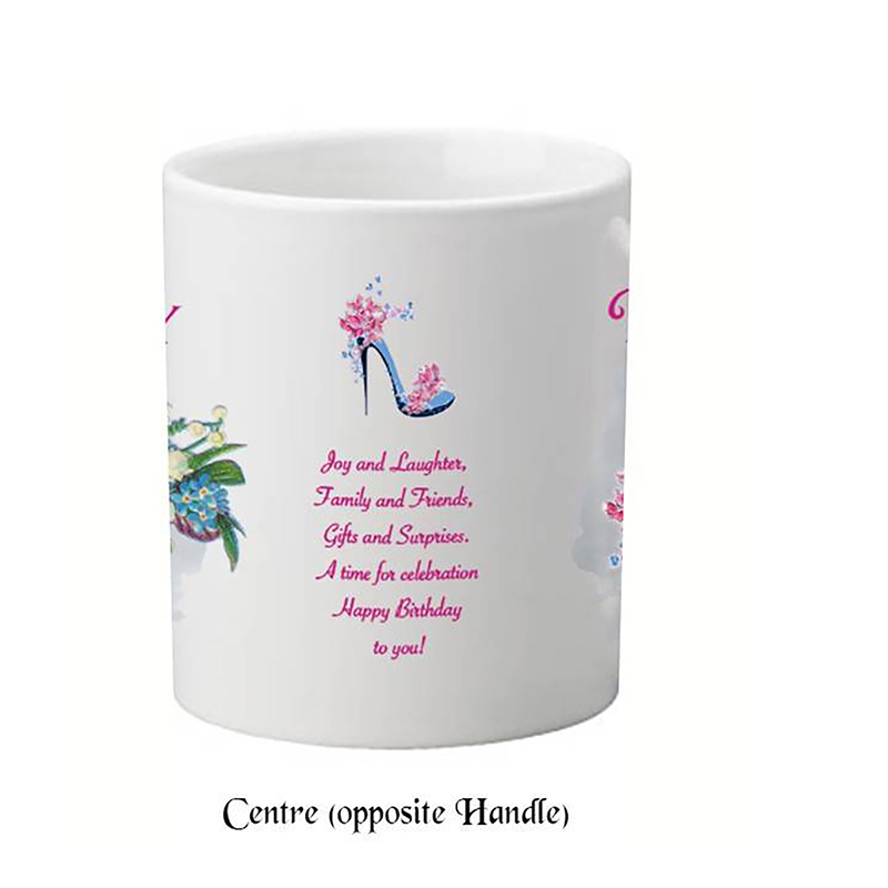 Customised Birthday Mug Gift - Beauty & High Heels