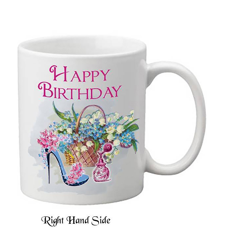 Customised Birthday Mug Gift - Beauty & High Heels