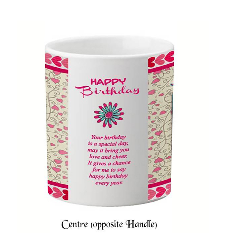 Customised Birthday Mug Gift - Happy Birthday Bumble Bees