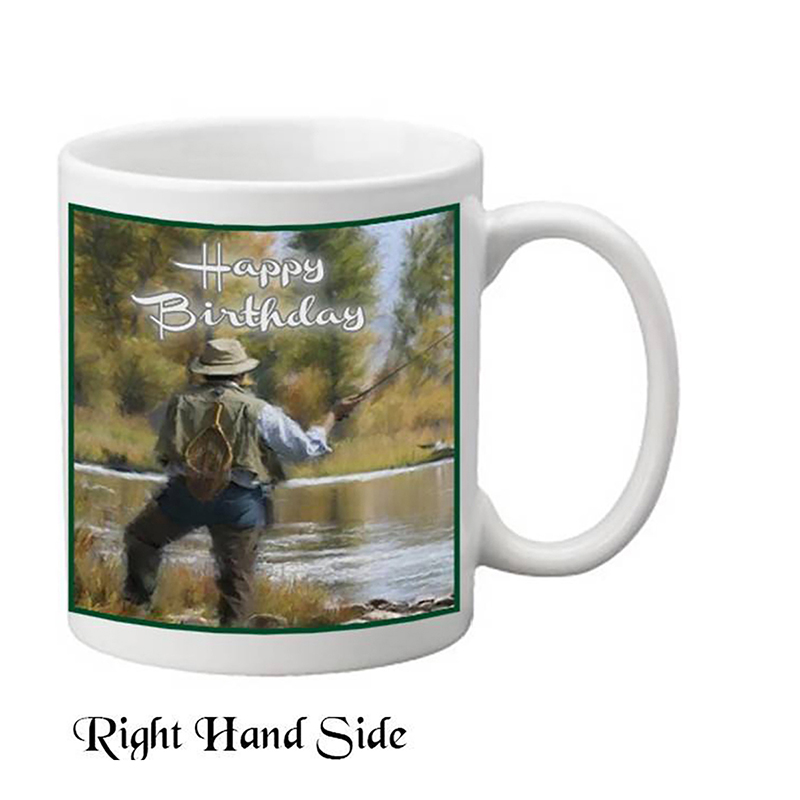 Customised Birthday Mug Gift - Fishing