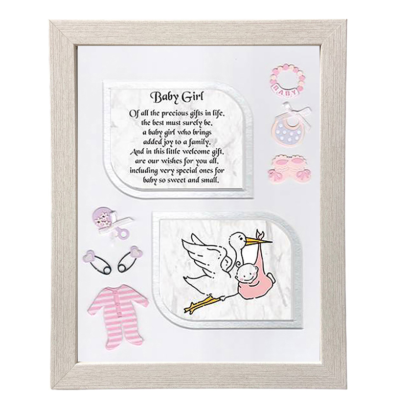 Baby Girl Frame - Baby Girl Pink