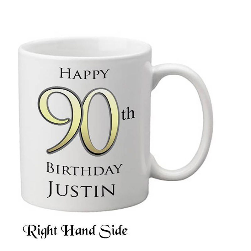 Customised Birthday Mug Gift - Happy 90th Birthday