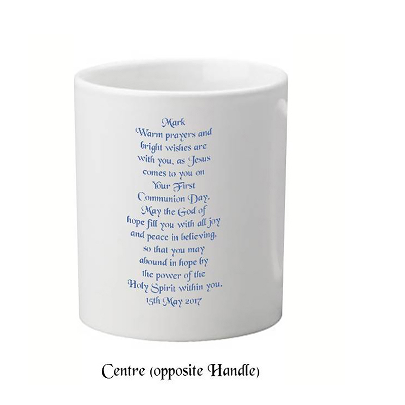 Customised Communion Mug Gift - Modern Boy