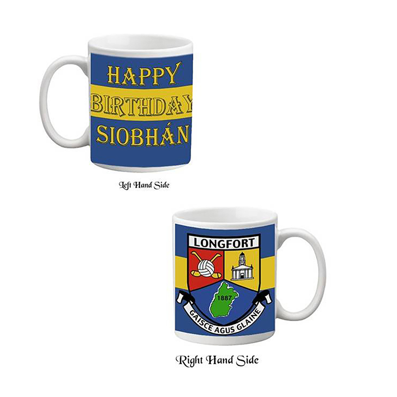 Customised Mug Gift - Longford (Happy Birthday)