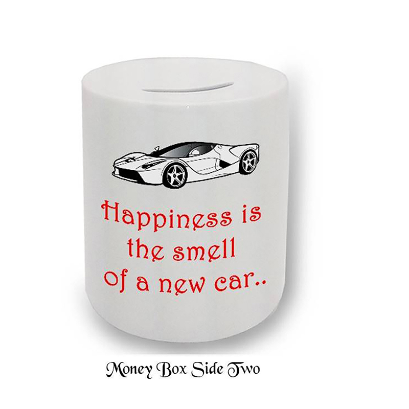 Customised Money Box Gift - New Car