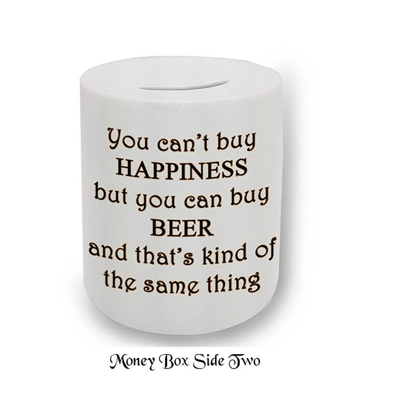 Customised Money Box Gift - Beer Saving
