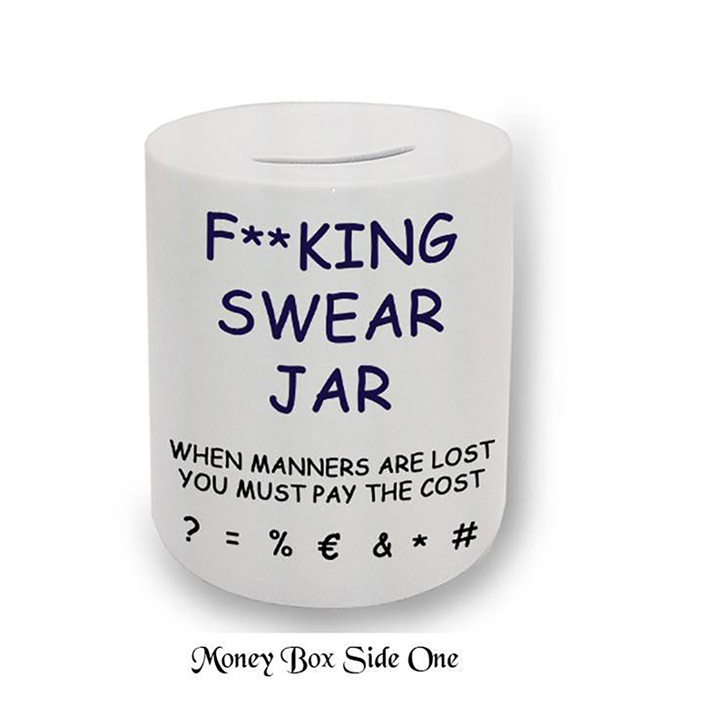 Customised Money Box Gift - Swear Jar