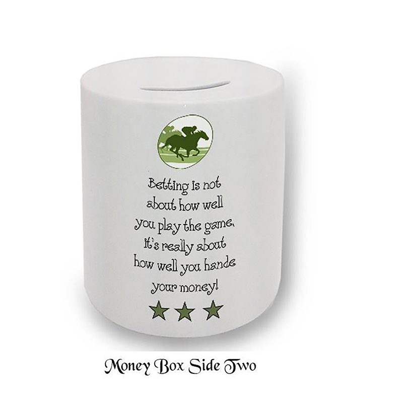 Customised Money Box Gift - Betting Money