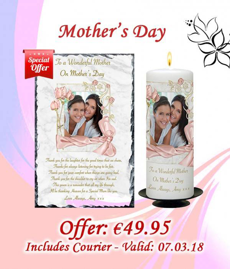 Pink Bow & Photo Special Offer Mothers Day