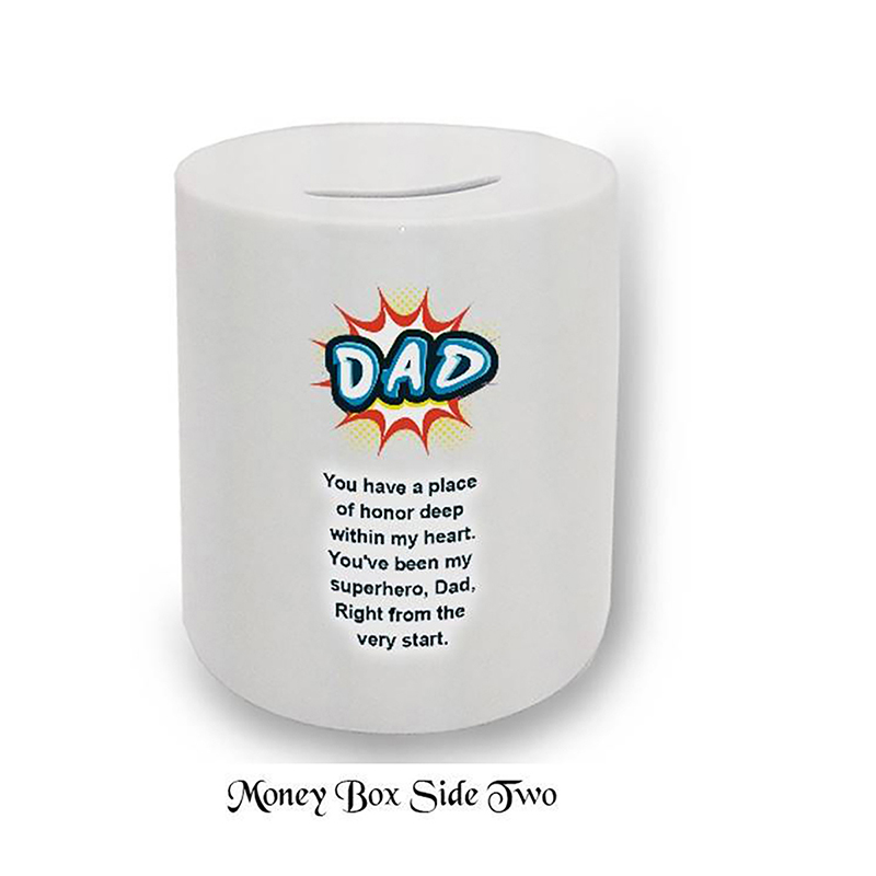 Fathers Day Customised Money Box Gift - Worlds Best Dad
