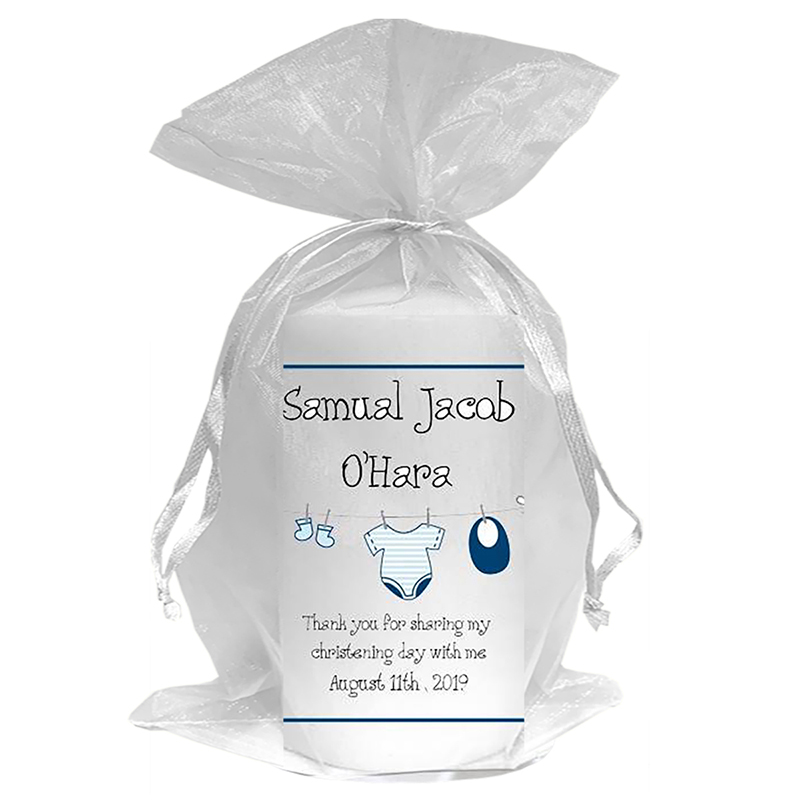 Thank you Christening Favour - All The Little Things Blue