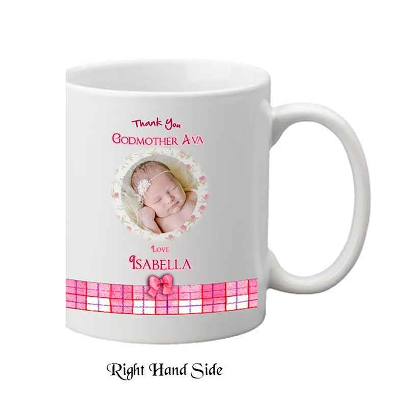 Customised Godmother Mug Gift - Kitten & Bow