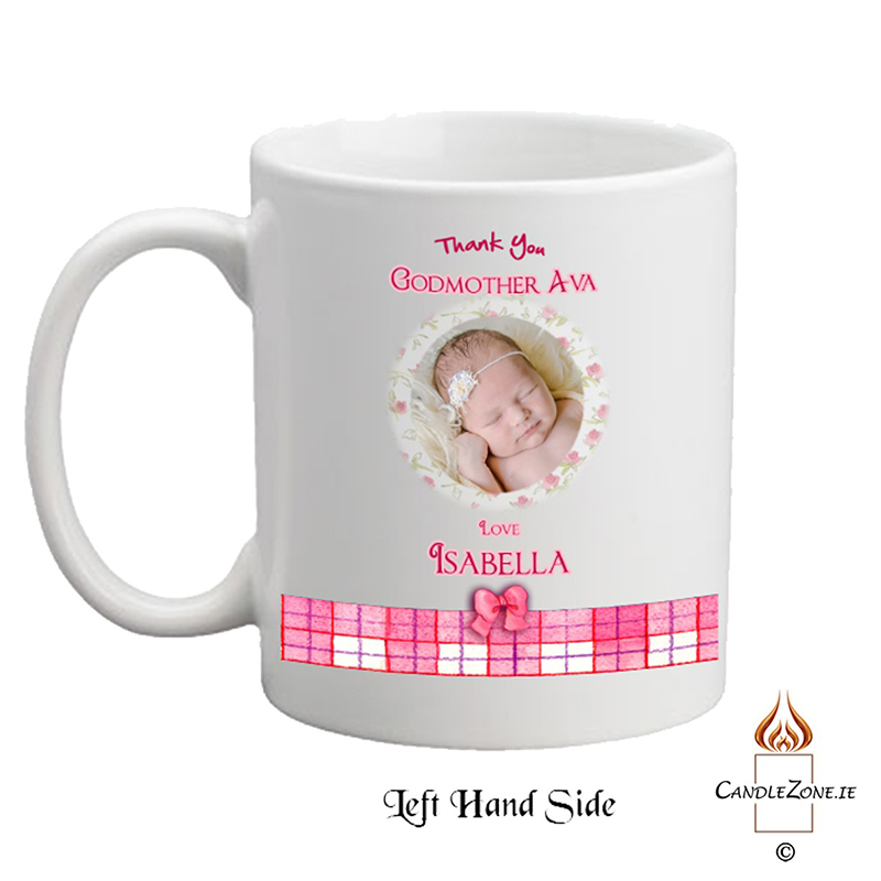 Customised Godmother Mug Gift - Kitten & Bow