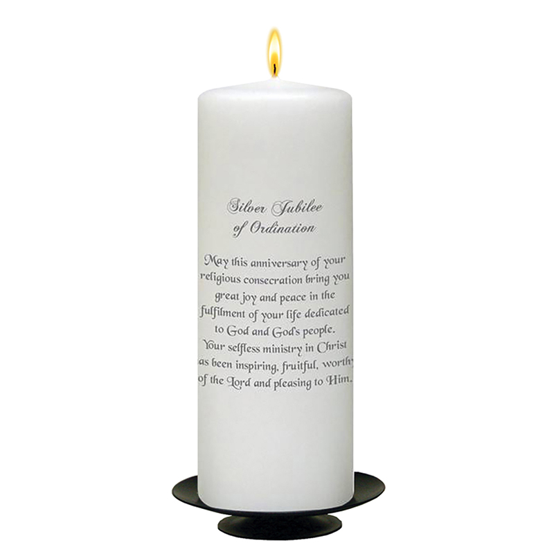 Customised Ordination Candle Gift - Jubilee Ordination (General)