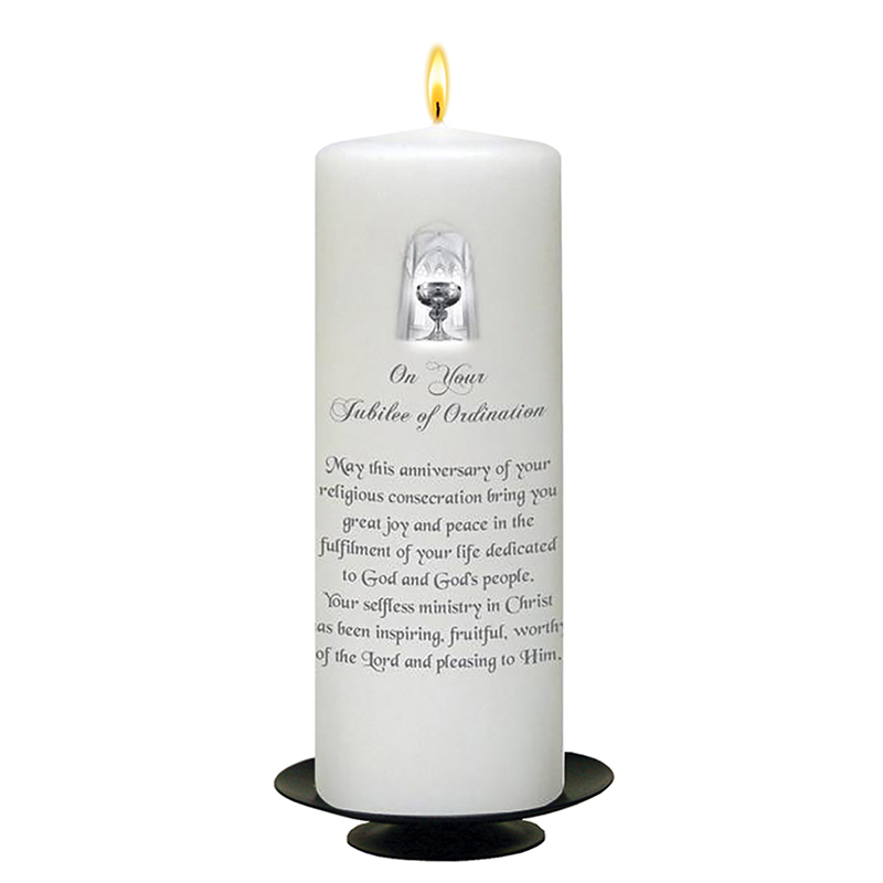 Customised Ordination Candle Gift - Ordination (General) with Photo