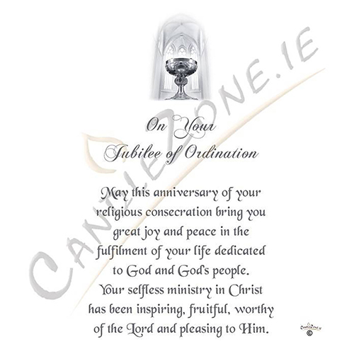 Customised Ordination Candle Gift - Ordination (General) with Photo