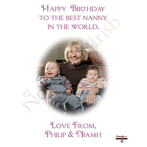 Customised Birthday Candle - Any Age Pink Birthday Cake