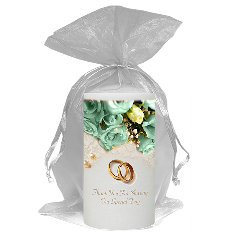 Customised Thank you Wedding Favour - Pearls