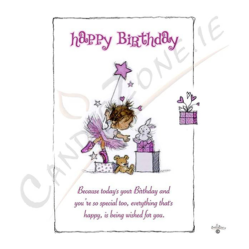 Customised Birthday Candle - Ballerina Fairy
