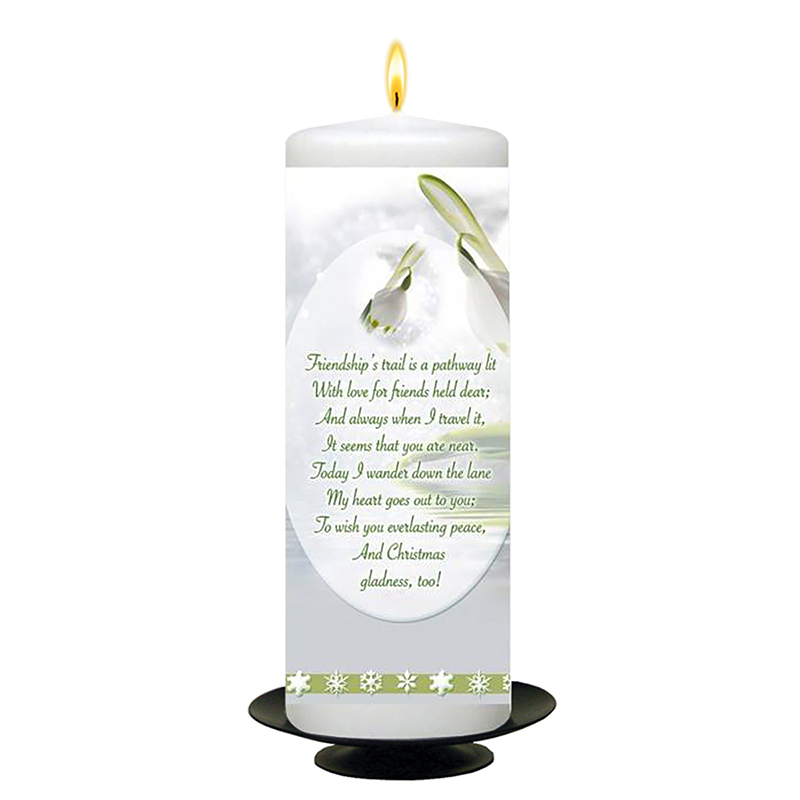 Customised Christmas - Snow Drop with Photo Memorial