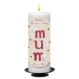 Customised Mothers Day Candle Gift - Fun Photo