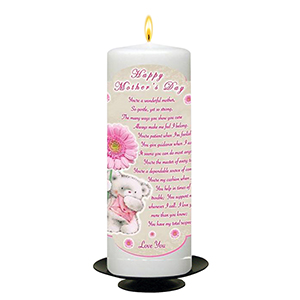 Customised Mothers Day Candle Gift - Fun Photo
