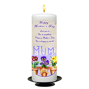 Customised Mothers Day Candle Gift - Fun Photo