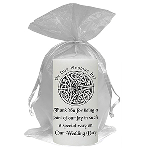 Customised Thank you Wedding Favour - Blind Love Silver