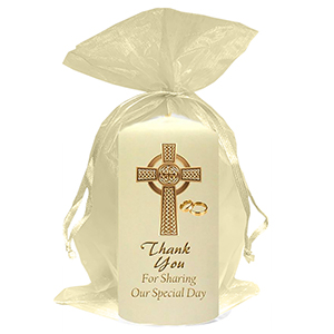 Customised Thank you Wedding Favour - Blind Love Silver